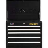 300 Series Tool Chest, 26" W, 5 Drawers, Black Cam Industrial