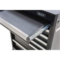 Chariot &agrave; outils industriel, 7 tiroirs, 27" la x 18-3/4" p x 39" h, Noir Cam Industrial