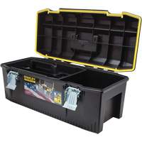 FatMax&reg; Structural Foam Tool Box, 28" W x 12-1/2" D x 11" H, Black/Yellow Cam Industrial