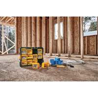 Flip-Bin Organizer, 3-7/8" W x 17-3/4" D x 13-7/8" H, Black/Yellow Cam Industrial