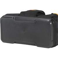 Sac &agrave; outils fourre-tout Big-Mouth &agrave; base moul&eacute;e, Polyester balistique, 23 pochettes, Noir/Bleu Cam Industrial