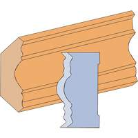 Fancy Cove Moulding Cutter Set Cam Industrial