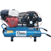 Compresseurs d'air s&eacute;rie entrepreneur, Essence, 6,6 gal. (8 gal. US), 125 PSI Cam Industrial