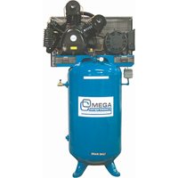 Industrial Series Air Compressors - Vertical Compressors - Two Stage, 66.6 Gal. (80 US Gal) Cam Industrial