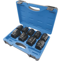 Jeu de douilles SAE &agrave; 6 pans PS901, 9 Mcx, Chocs, Prise de 1" Cam Industrial
