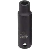 Douille, Chocs, 10 mm, Prise 1/2", 6 pans, Profond Cam Industrial