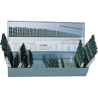 Jeux de forets, 115 morceaux, Acier rapide Cam Industrial