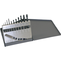 Jeux de forets, 11 morceaux, Acier rapide Cam Industrial