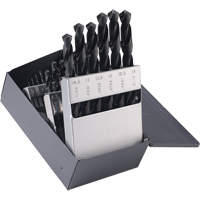 Drill Sets, 25 Pieces, High Speed Steel Cam Industrial