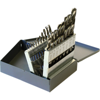 Drill Sets, 19 Pieces, High Speed Steel Cam Industrial