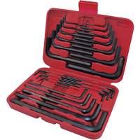 JHK-25SM Hex Key Set, 25 Pcs., Metric & Imperial Cam Industrial