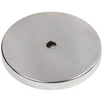 Low Profile Cup Magnets, 1-1/4" Dia., 35 lbs. Pull Cam Industrial