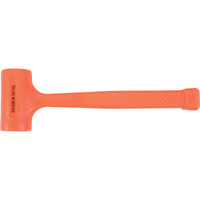 Dead Blow Hammer, 24 oz., Textured Grip, 12-3/4" L Cam Industrial