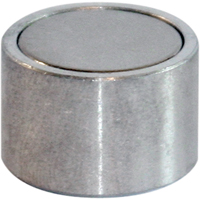 Cylindrical Fixture Magnet Assemblies, 5/8" Dia., 4.35 lbs. Pull Cam Industrial
