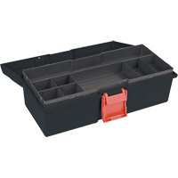 Heavy-Duty Tool Box, 15" W x 7" D x 5-1/2" H, Black Cam Industrial