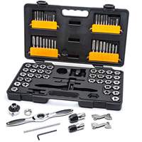 SAE/Metric Ratcheting Tap & Die Set, 77 Pieces Cam Industrial