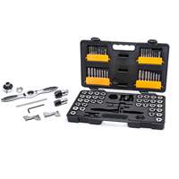 SAE/Metric Ratcheting Tap & Die Set, 77 Pieces Cam Industrial