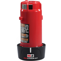 M4 Redlithium Batteries, Lithium-Ion, 4 V, 2 A Cam Industrial