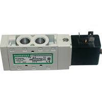 Pilot 5-Way 2-Position 4-Way Solenoid Valves, 1/8" Pipe, 150 PSI TLY603 | Cam Industrial