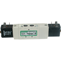 Pilot 5-Way 2-Position 4-Way Solenoid Valves, 1/8" Pipe, 150 PSI TLY605 | Cam Industrial
