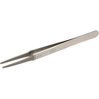 Tweezers - Flat Round Tips, Straight - 4.75" (120 mm) Cam Industrial