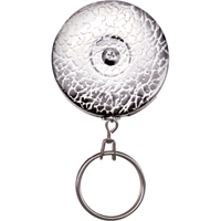 The Original Key Reel, Chrome, 24" Cable, Belt Clip Attachment Cam Industrial