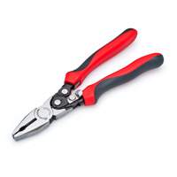 Pro Series Dual Material Lineman's Compound Action Cutting Pliers Cam Industrial