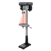 Floor Drill Presses With Laser, 13", 5/8" Chuck, 3600 RPM Cam Industrial