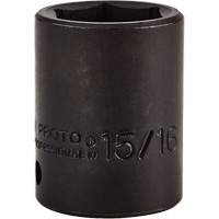 Douille, Chocs, 15/16", Prise 1/2", 6 pans Cam Industrial