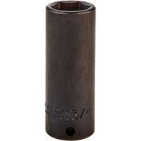 Douille, Chocs, 3/4", Prise 3/8", 6 pans, Profond Cam Industrial