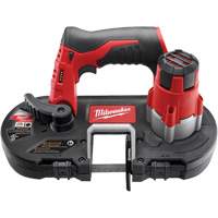 M12 Cordless Sub-Compact Band Saw (Tool Only), 12 V, 1-5/8" Capacity Cam Industrial
