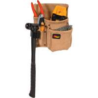 Half Carpenter Apron, Multiple Tool Holder, Leather, 4 Pockets Cam Industrial