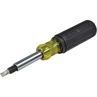 Heavy-Duty Multi-Bit Screwdriver/Nut Driver, 7-9/10" L, Cushion Grip Handle Cam Industrial