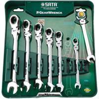 Cl&eacute; &agrave; rochet combin&eacute;e, 12 pans, 1-1/2", Fini Chrome Cam Industrial