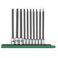 Jeu de douilles longues, Torx, Prise 1/4"/3/8", 10 mrcx Cam Industrial