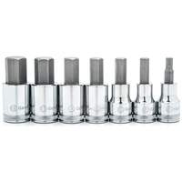 Jeu de douilles &agrave; embout m&eacute;triques, Hexagonale, Prise 1/2", 7 mr Cam Industrial