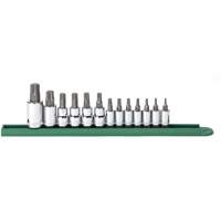 Jeu de douilles &agrave; embouts, Torx, Prise 1/2"/1/4"/3/8", 13 mrcx Cam Industrial