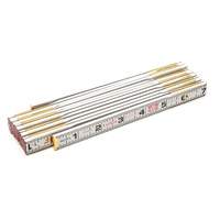 R&egrave;gle en bois pliante, 6' lo, Bois, Graduations de 1/6" Cam Industrial