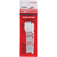 Jigsaw Blade, Bi-Metal, T-Shank, 3" L, 20 TPI Cam Industrial