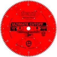 Lames de scie industrielle TCS - finition et coupe en travers, 15", 108 dents, Pour Bois Cam Industrial