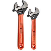 Black Oxide Wrench Set with Cushion Grips, Adjustable, 2 Pieces, Imperial and Metric Cam Industrial