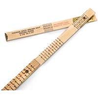 R&egrave;gle de maçon surdimensionn&eacute; Red End, 6' lo, Bois, Graduations de 1/16" Cam Industrial