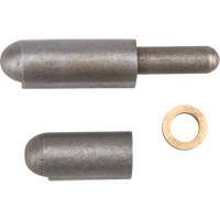 Weld-On Hinge, 0.315" Dia. x 1.969" L, Mild Steel w/Fixed Steel Pin TTV434 | Cam Industrial