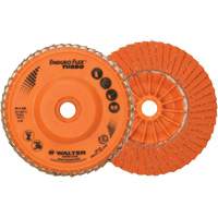 Disque &agrave; lamelles Enduro-Flex Turbo, 4-1/2" x 5/8"-11, Type 27S, Grain 80, C&eacute;ramique Cam Industrial