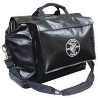 Equipment Bag, Vinyl, 2 Pockets, Black Cam Industrial