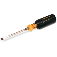 Heavy-Duty Slot Keystone Screwdriver, 7/32", 6-3/4" L, Cushion Grip Handle Cam Industrial