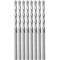 8-Piece Guidepoint Spiral Saw Bit with 1/8" Diameter, 1/8", 3/4" Flute Cam Industrial