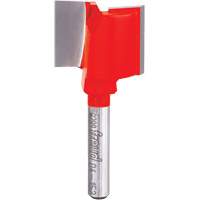 Router Bit - Double Flute Straight Bit, 1" Dia., 3/4" H, 2" L, 1/4" Shank Cam Industrial