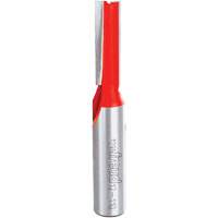 Router Bit - Double Flute Straight Bit, 3/8" Dia., 1" H, 2-7/8" L Cam Industrial