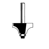 Router Bit - Beading Bit, 5/8" Dia., 1/4" Shank Cam Industrial